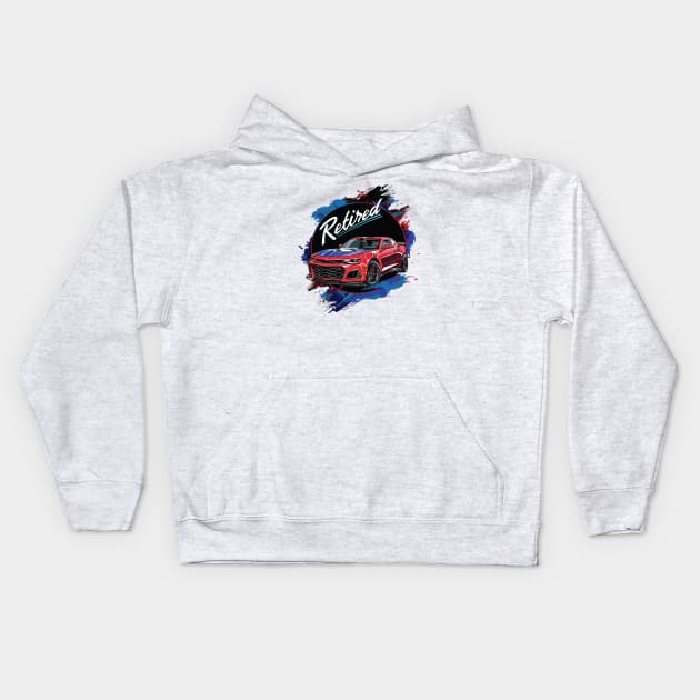 Camero Retired Kids Hoodie by Kid Relic